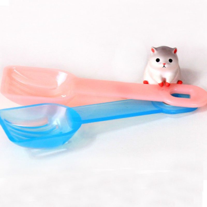 Cat Litter Phel Mini Plastic Litter Scoop pour hamster Squirrel Toilet de sable Déchets Fèces Outils de nettoyage