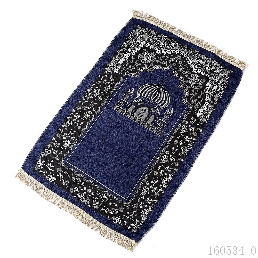 Tapete de oração islâmica de tapete islâmico de oração muçulmana Tapis de Priere Islã Soft Home Bedroom Sala de estar Eid Rugs Decoração de borla Sajadah