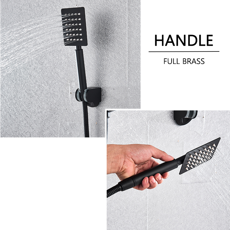 Temperatura w łazience Wyświetlacz prysznic zestaw prysznic deszczowy prysznic LCD 2/3-draże