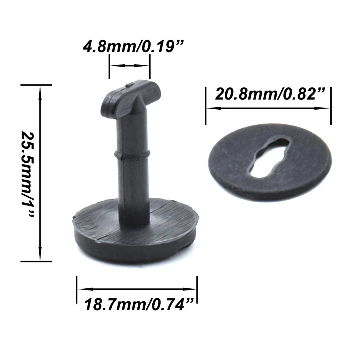 4/Car Mat de sol Car Clip Clip Fixer Clamps Fixateurs Twist Lock 82119410191 Pour BMW E36 E46 E38 E39 X3 X5 M3 M5 3 5 7 Série 7