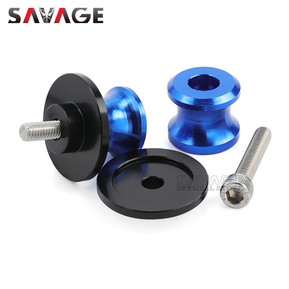 Swingarm Spools Slider For YAMAHA MT10 MT09 MT-09 Tracer 900 MT01 FJ-09 FZ09 FZ10 XSR900 Motorcycle Accessories Stand Screw M6