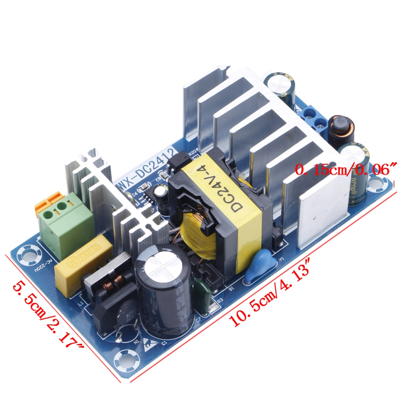 TKDMR strömförsörjningsmodul AC 110V 220V till DC 24V 6A AC-DC Switching Power Supply Board 828 Kampanj