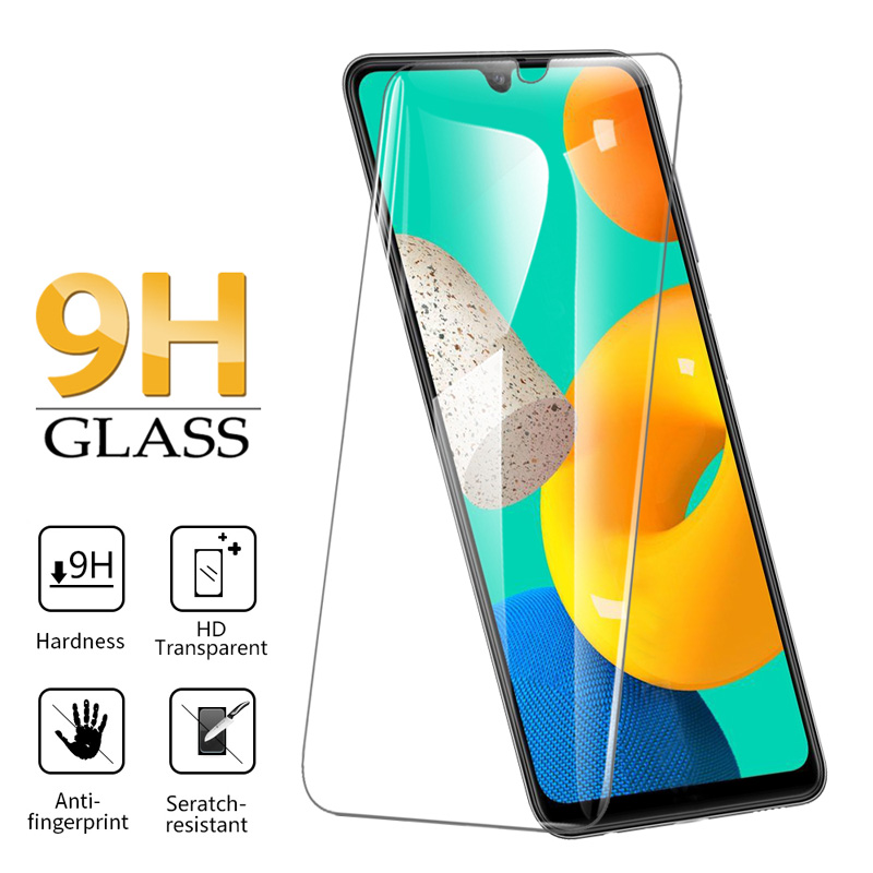 Tempererat glas för Samsung Galaxy M32 M12 M21 M31S M11 M42 M51 A32 A22 Skärmskydd M 32 M 12 Skyddsglas