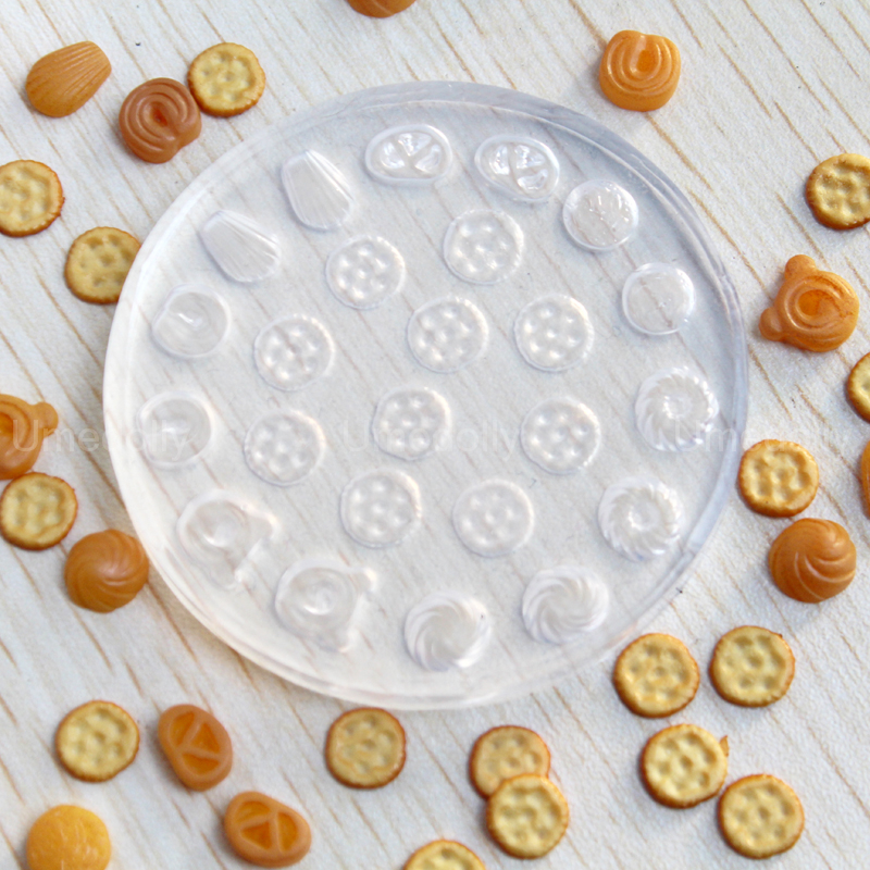 stampo in silicone trasparente ad alta trasparente cookie bambole in miniatura stampo biscotti argillosi bigotti bambo
