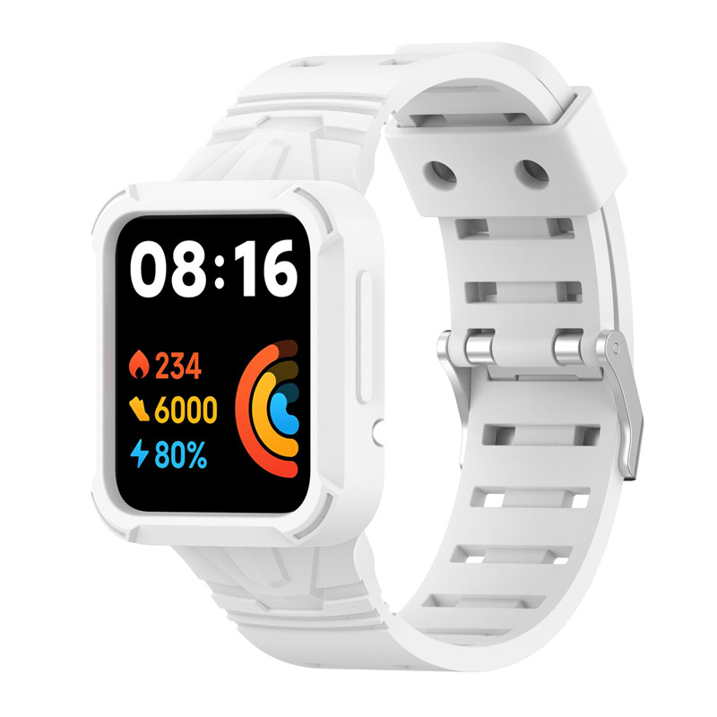 Xiaomi Mi Poco Band/Mi Watch Lite 2/Horloge 2/Redmi Watch 2 Correaのための通気性のある耐久性のあるソフトリストバンドノンスリップスポーツストラップ