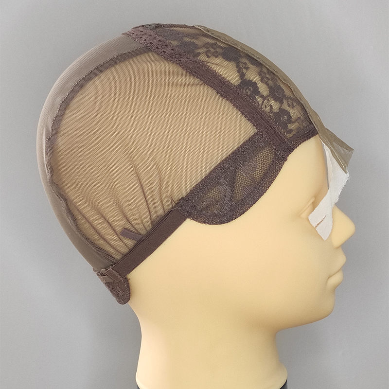 2x4 LACE-E-CURRISO-WIG-CAPS PARA FAZER WIGS CAPS DE PERIDADE DE FELURO CHINESS-SWISS-LACE