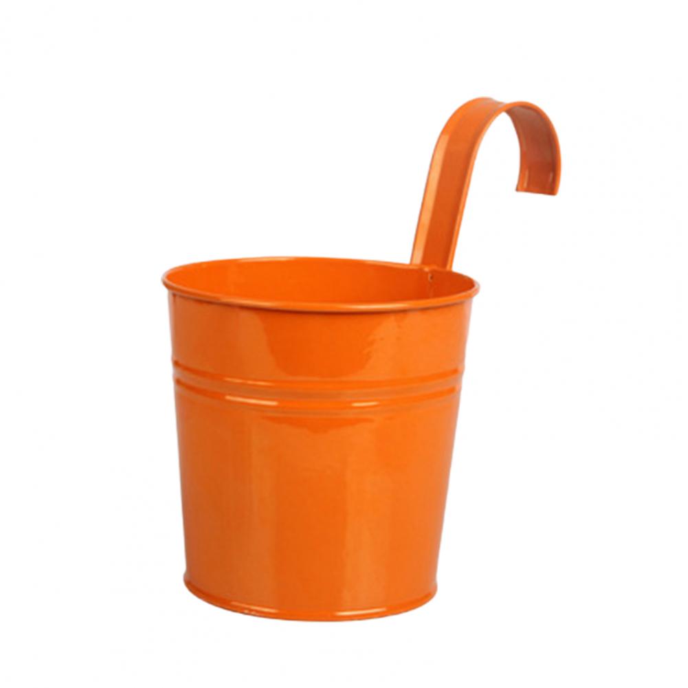 Durable Plant Holder Eco-friendly Plant Pot with Hook Convenient Hanging Outdoor Use Plant Pot