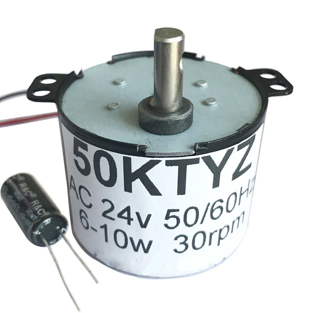 50ktyzパーマネットマグネット同期モーター6W固定ブラケットAC 12V 24V 110V 220Vギア付き速度1RPM〜60RPM反転CW CCW