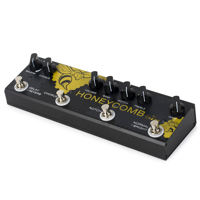 Caline cp-48 mel pente de múltiplos efeitos para efeitos para guitarra de guitarra de guitarra de reverb Reverb Boost Eq