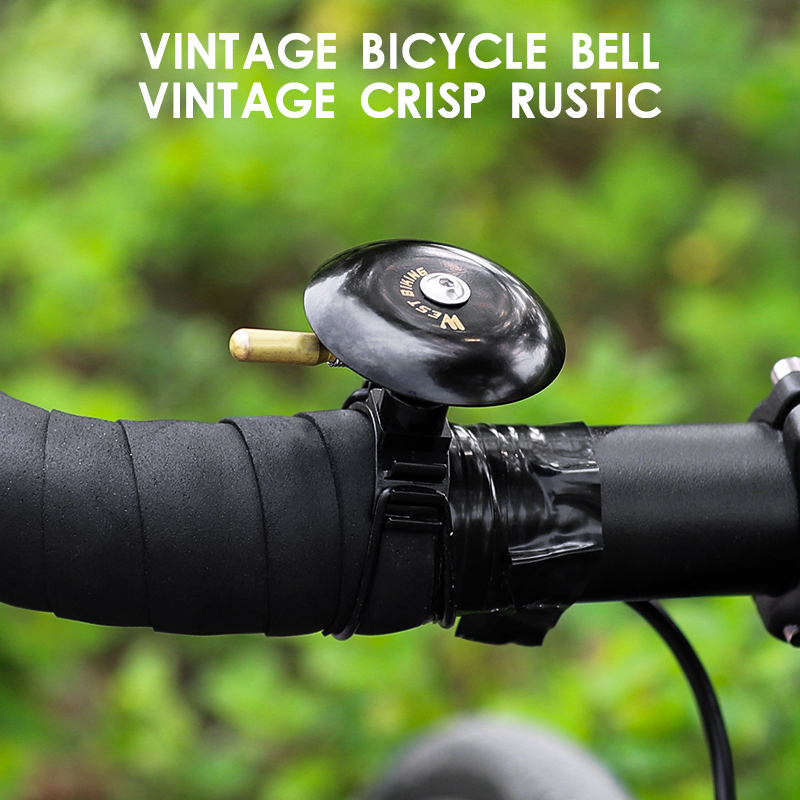 Westbike Vintage Cycling Bell Klassisches Fahrrad -Lenker Ring MTB Straße Clear Bell Horn wasserdichtes Sicherheitsbikezubehör