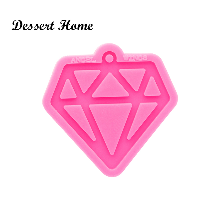 DY0698 Bright DIAMOND Resin Craft for Keychain, Silicone Molds, DIY Epoxy Jewellery Making, Sculpture Molding Casting