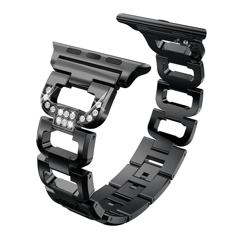 Bling Watchband für Apple Watch Band -Adapter für die Uhr Serie 2/3/4/5/6/7/8 42mm/44mm/45 mm 38 mm/40 mm/41m Armband Sportgurt