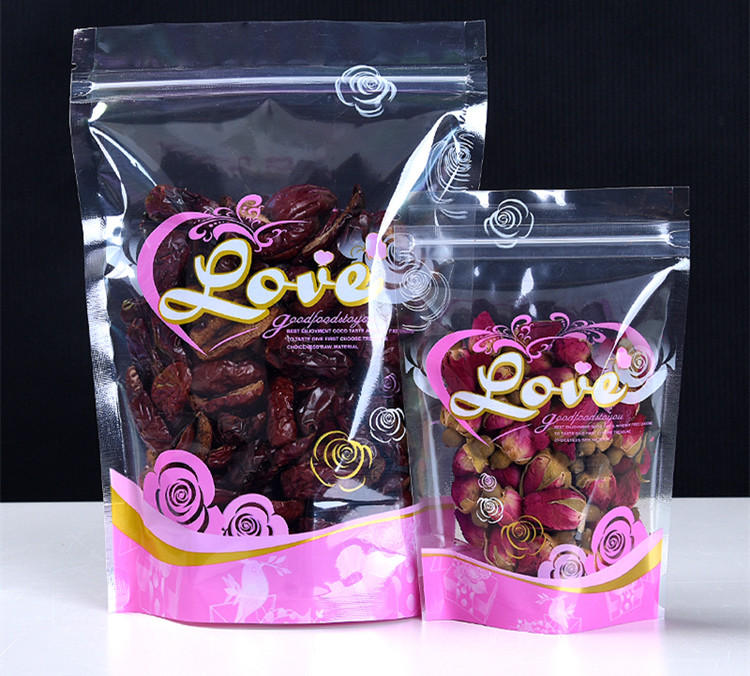 8 styles Stand Up Plastic Gift Emballage Sac Coffee Powder Snack Bakery Dates Dates Zip Lock Cadeaux