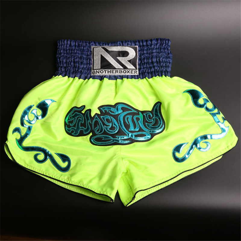 Enfants hommes femmes Muay thai short coup de pied de boxe de boxe combattre trunks mma combat pantalon sport gym de gym