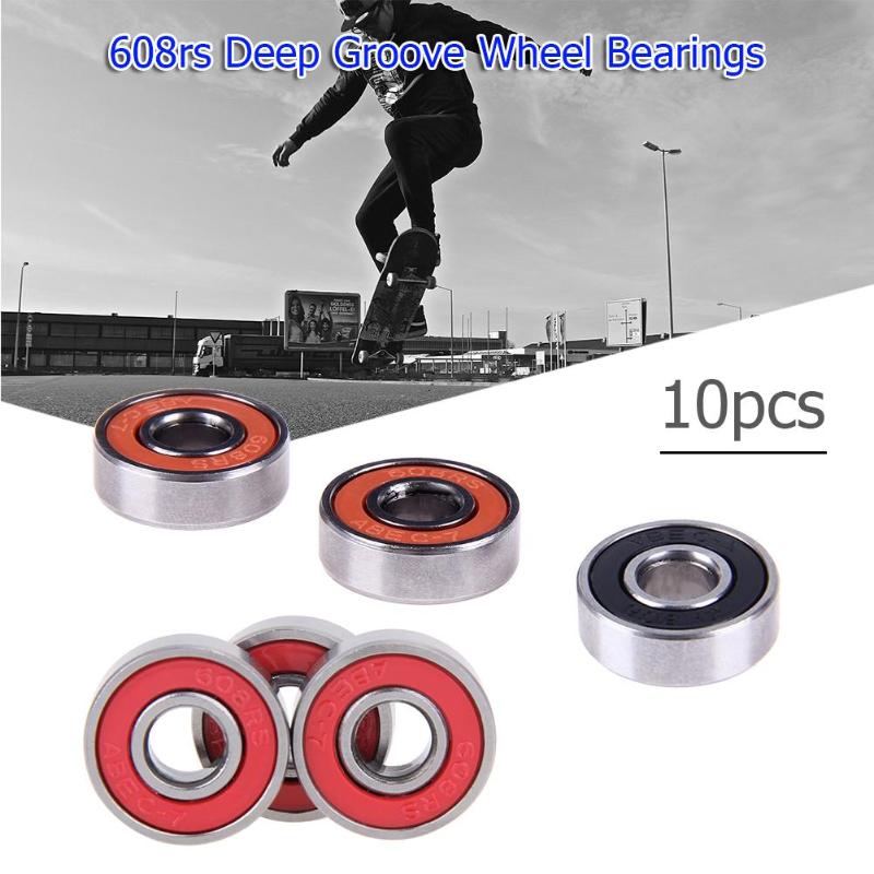 608 RS Ball Bearing ABEC-9 ABEC-7 8x22x7 mm الأخدود العميق محامل كرة مغلقة 608RS 608-RS 608RS تحمل جديد