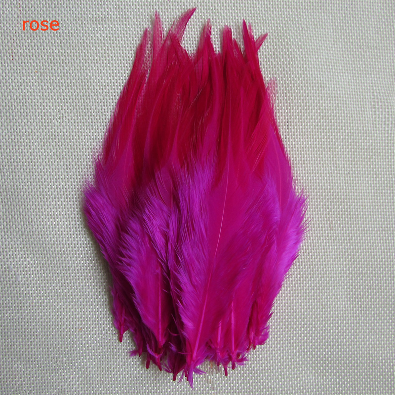 Plumas decorativas! 100 stcs/kip van kippenheren van hoge kwaliteit voor ambachten 10-15 cm/4-6inch Rooster veren diy sieraden accessoires