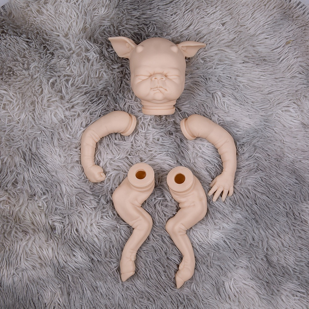 17 cali Zestaw Doll Doll Witdiy Flying Deer Niedokończony nieposłuszny zestaw Reborn DIY Planne części lalki z ciałem