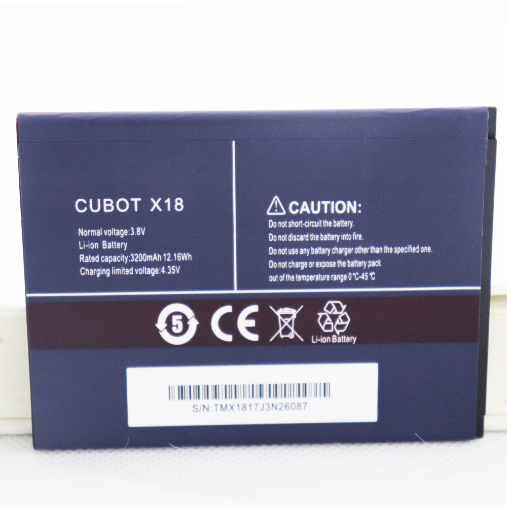 3.8V 3200MAh Cubot x18 Sostituzione della batteria cubot x 18 Smartphone