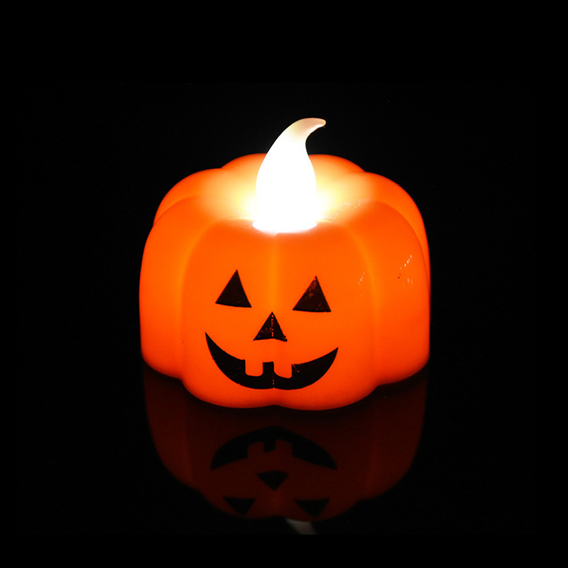 1/2/Pumpkin Candle Light Halloweenowe przyjęcie LED LED LED LAMPE LAMPE LAMPOWANIA ROZMIAR HALLoween Dekoracje do domu