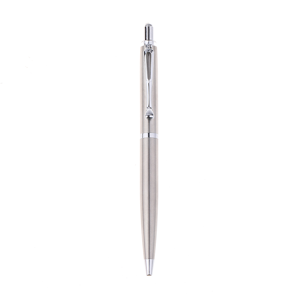 10 -stcsCustom Logo Metal Luxury Ballpoint Pen 0,7 mm Pennen voor het schrijven van roller ball pen cadeau -stationery kantoor schoolbenodigdheden