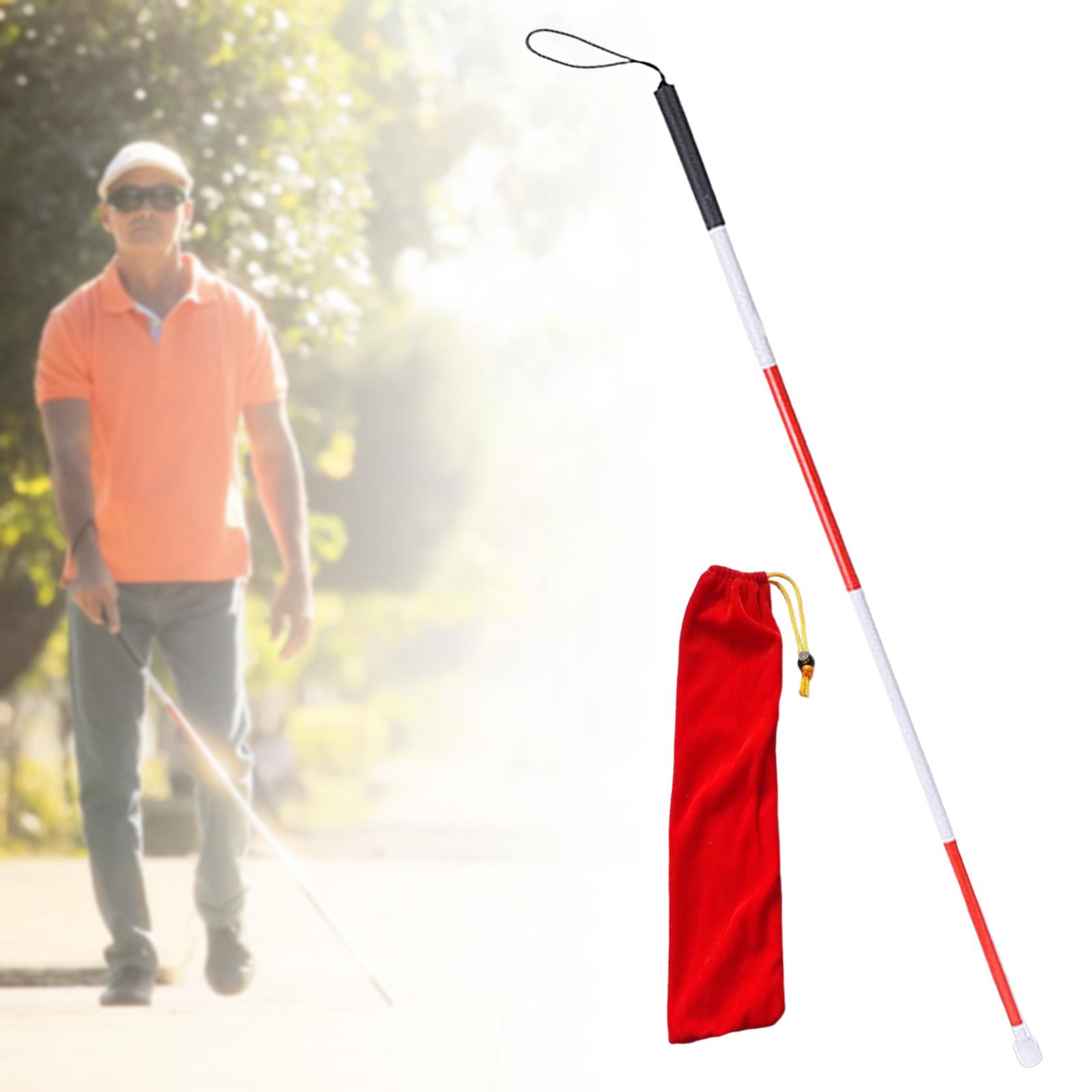 Cane pliable équilibrant la mobilité aide à la main stick aveugle