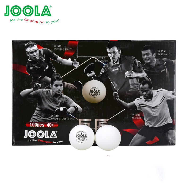 Joola Great Master ABS 40+ настольный теннис 100 шт. Шары с шариками Новый материал. Пластиковые пластиковые шарики Poly Ping Pong для тренировок