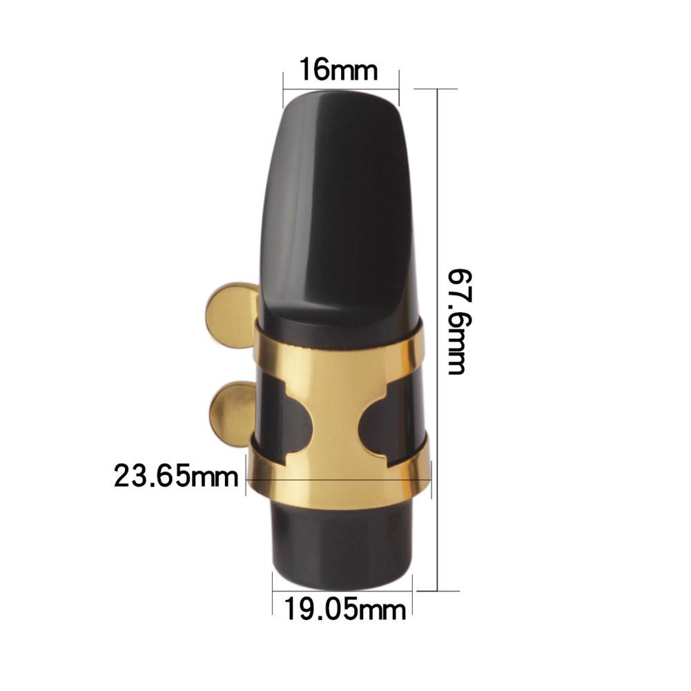 Set Saxophone Mouthpiece+Clip+Clip Cap+Reed+Dental Pad for Alto/Tenor/Soprano Sax Musical Instrument Accessories