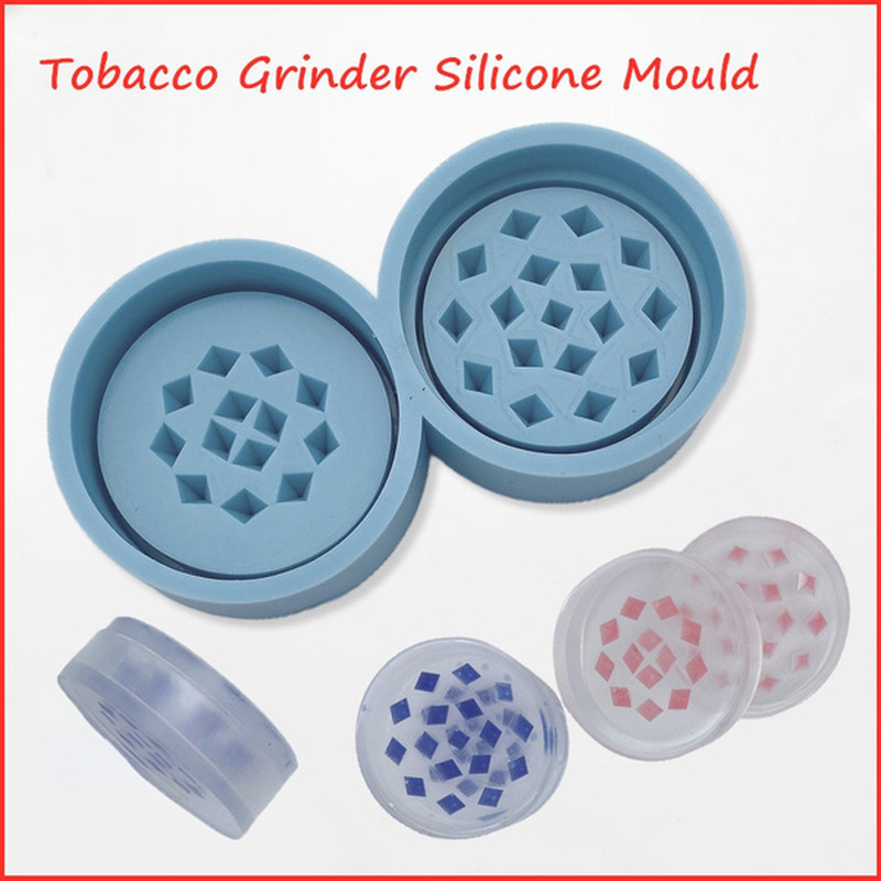 Tobacco Grinder Leaf Herbal Herb Smoke Spice Crusher Silicone Mould Crafts Making Tools DIY Epoxy Resin Mold