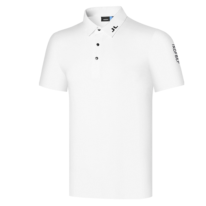 Heren lente/zomer nieuw golf buiten sport shirt comfortabel revers short mouw t-shirt vrijetijdsademige polo shirt veelzijdige top special aanbieding