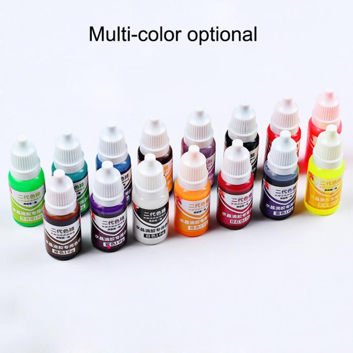 15 renk UV reçine epoksi sıvı inci boya boya pigment reçine epoksi diy takı sabun el sanatları malzemeleri toksik olmayan araç sanat seti 10g