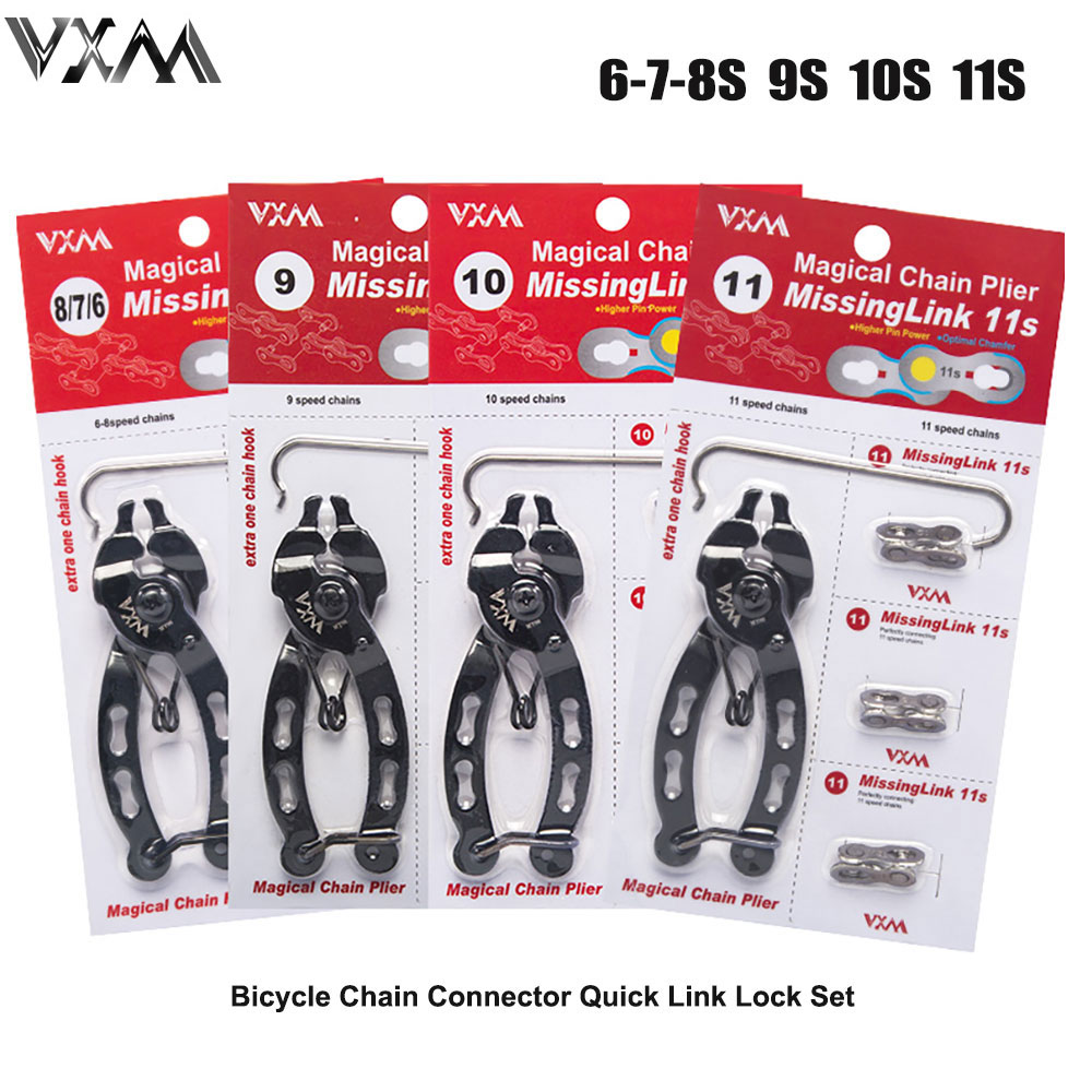 VXM Mini Bike Chain Quick Link Tool Set Chain Clamp Reparationsverktygstång Mini Mountain Bike Snabb borttagning Installera tång