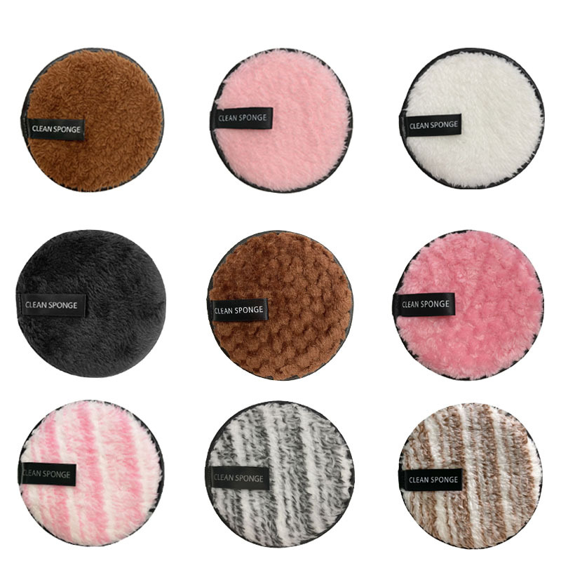 2 -stks herbruikbare make -up remover pads zachte gezichtsogen gezicht reinigende kiezels