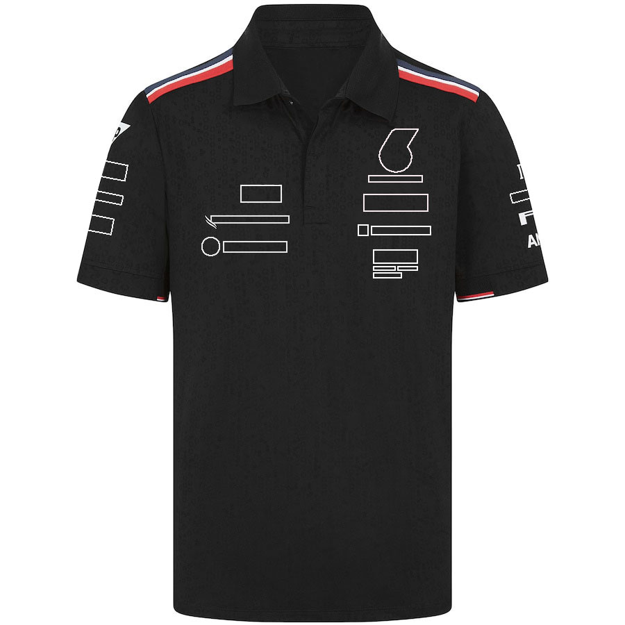 2024 F1 F1 Formula 1 camisa polo nova temporada de piloto de corrida de corrida de corrida Tops de verão masculino T-shirt plus size