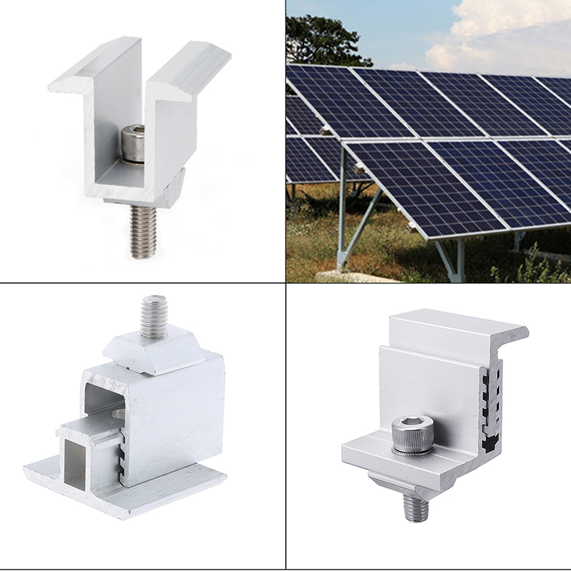 1/3/Solar Panelu Słoneczne Zaciski Wspornikowe Nieprzestrzegalne Regulowane wsporniki fotowoltaiczne Akcesoria Solar Solar Układ