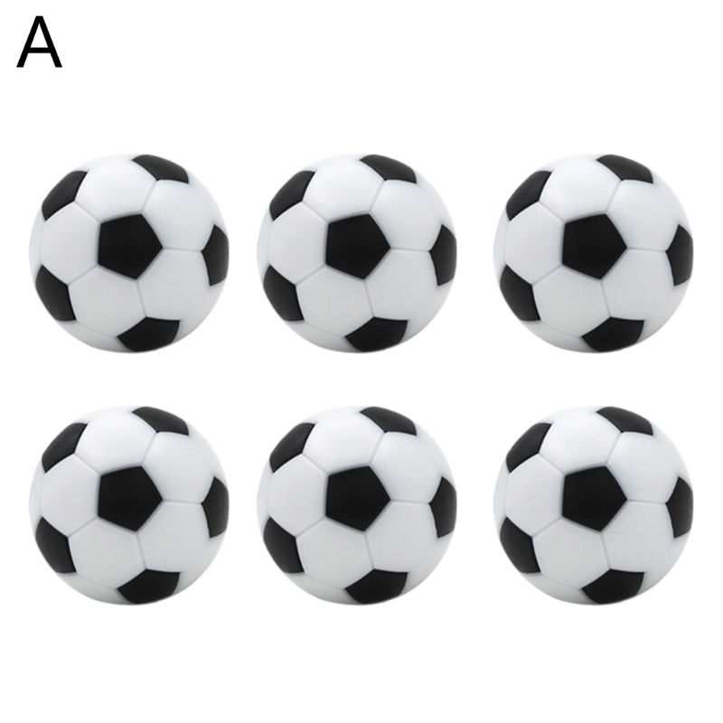 32mm Tischfußball Ersatz Kinder Indoor Games Foosball Fussball Mini Schwarz -Weiß -Ball Fußball