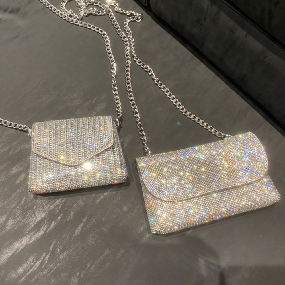 Mini bolsas de ombro de strass em bling para mulheres 2023 envolvendo bolsas de luxo de luxo Diamond Night Bolsa Bolsas de embreagem Crossbody