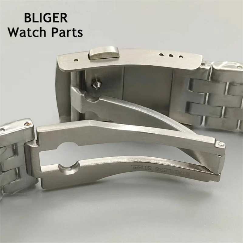 Watch Bands Bligerstaintainless Steel Strap Mechanical Sub Yacht Series Watch Bracelet Sport Metal Watchband Chain Accessoriesl2404