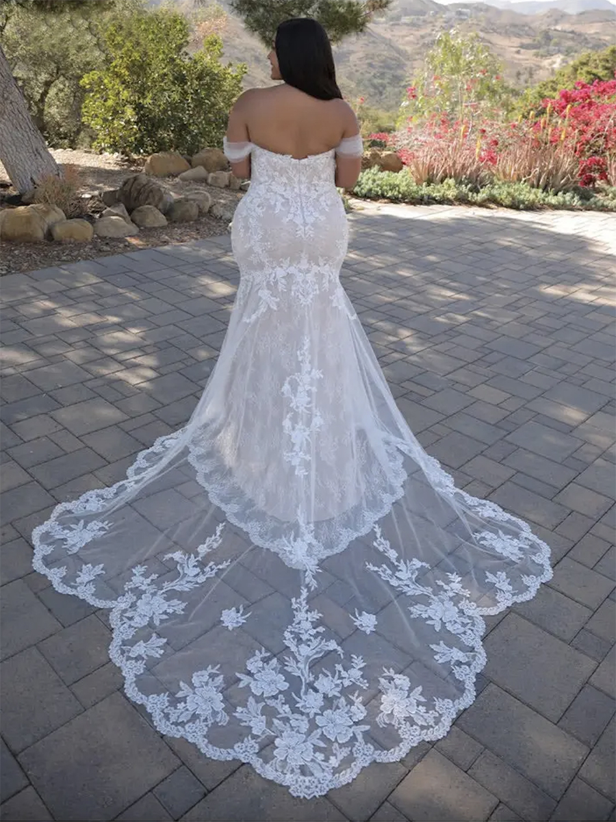 Newest Wedding Dress For Bride Mermaid Sweetheart Neckline With Lace Appliques Custom Made Plus Sizes Vestidos De Novia