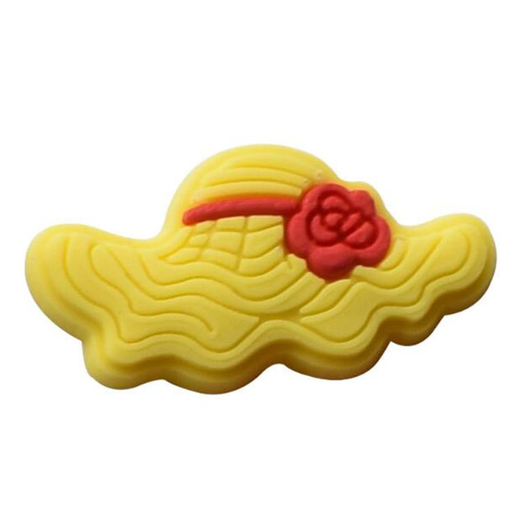 cute cartoon shoe part accessories fruit beach shoe decoration buckle pvc soft shoe flowers gift