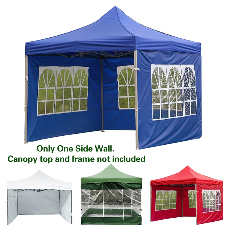 Waterproof Oxford Cloth Tents Only One Side Wall Without Canopy Outdoor Rainproof Canopy Top Gazebo Accessories