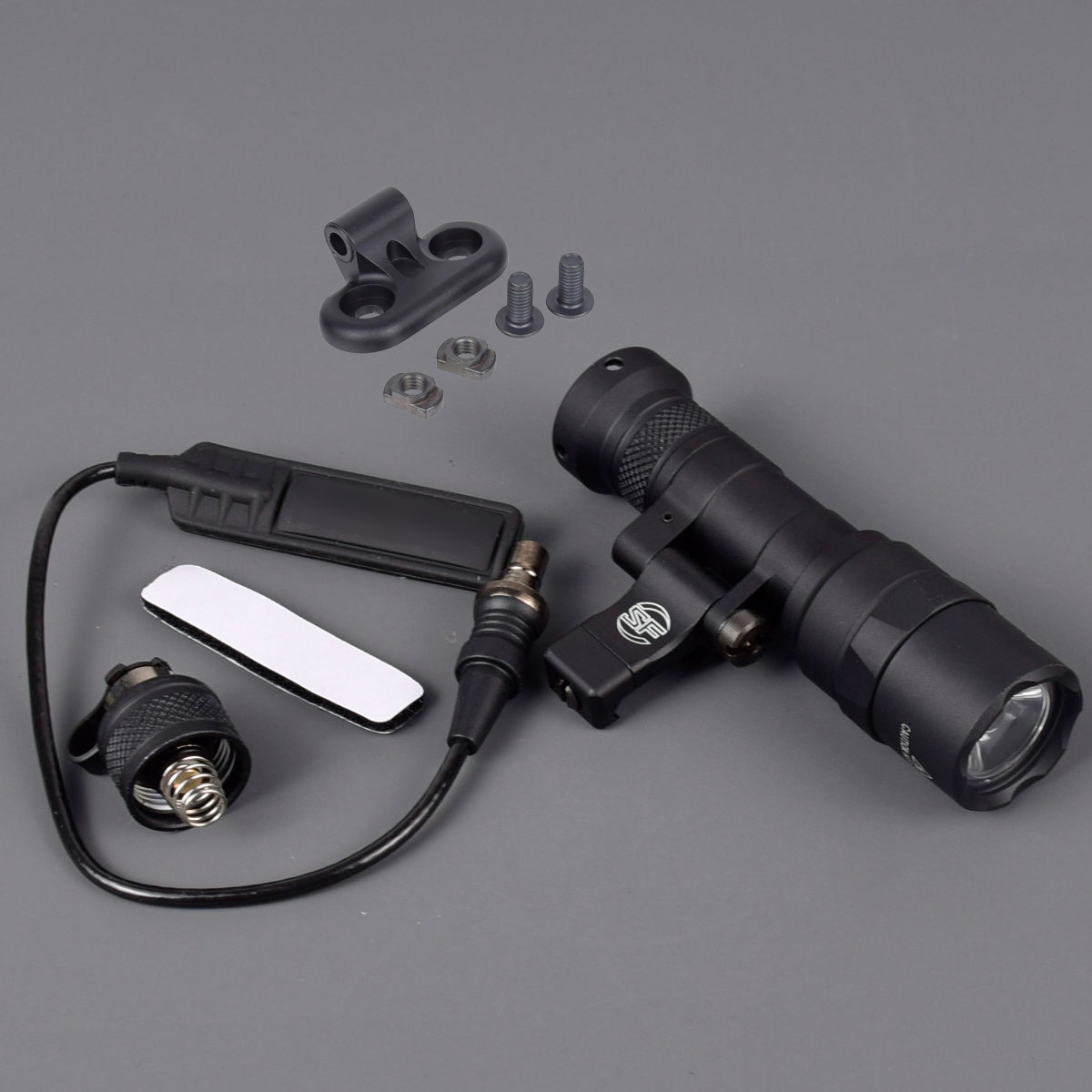 Tactische SF M300 Upgrade M340C AirSoft Scout Light met MLOK Keymod Rail en Offset Mount Mount Hunting Rifle zaklamp