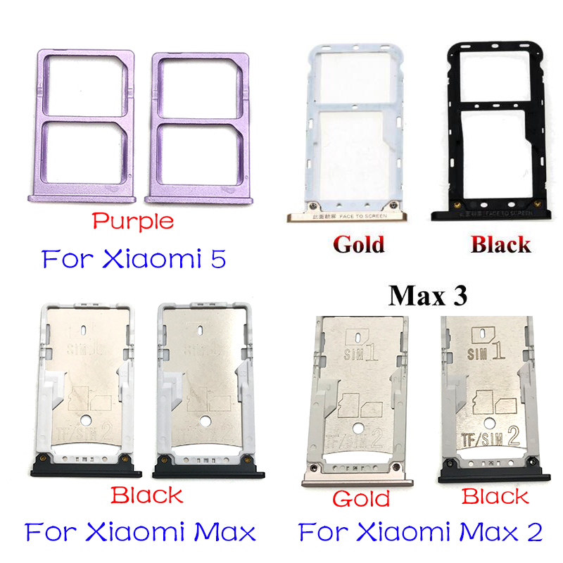 Nouveaux accessoires de carte SIM d'origine pour Xiaomi Mi Max 2 3 POCOPHONE F1 SIM CARD SLOT TACK STARDER REPARY PIE