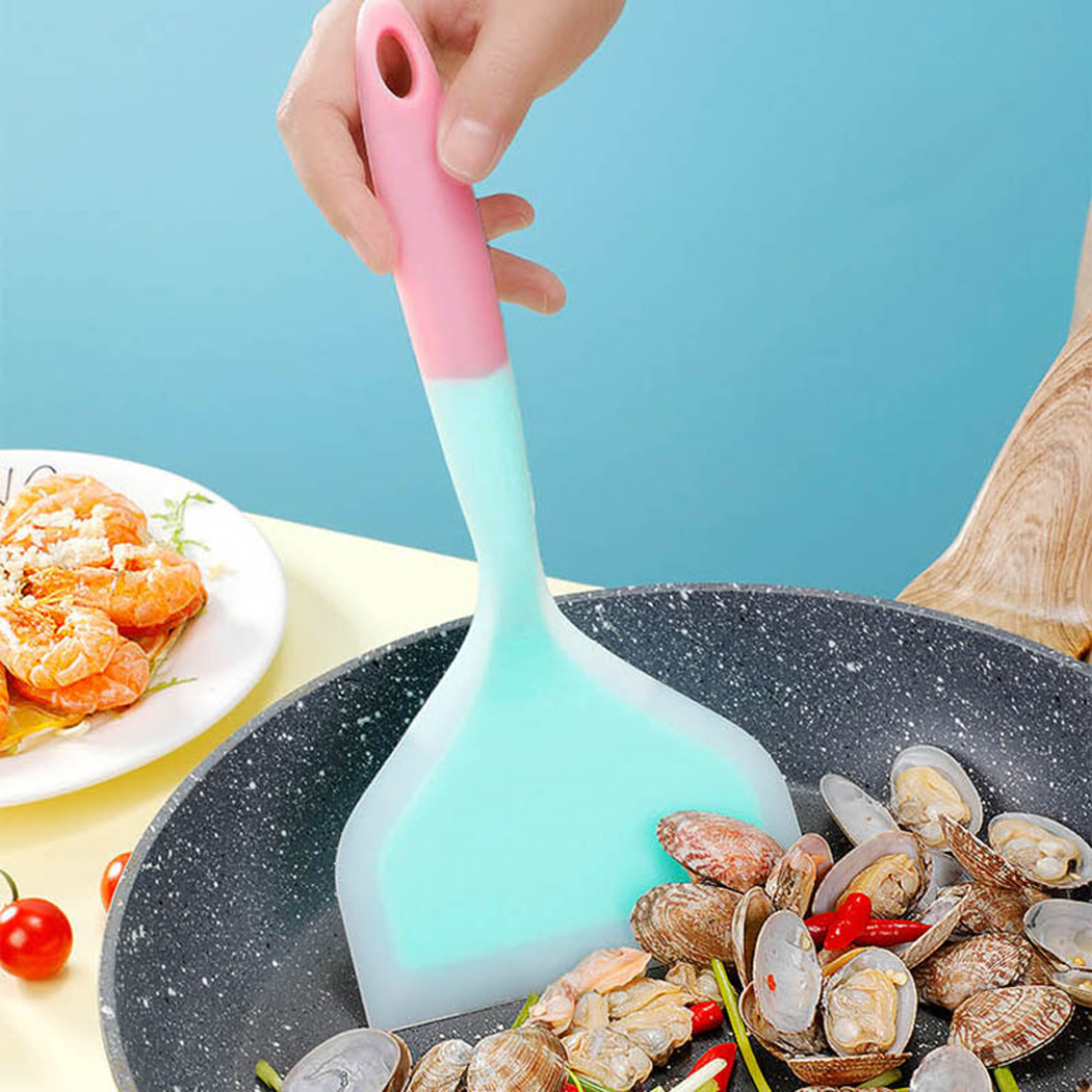 Silicone Cuisinage Turner Pancake Pêpe de bœuf antiadhésif Vière de bœuf large Pizza Spatule Cuisine Grabinet Aliments Garmands Gadgets Kitchers