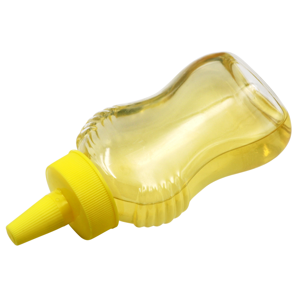 1 st 360 ml tom förpackning honungsflaskor transparent plastprov salladsförpackningsförpackningsbehållare förvaring