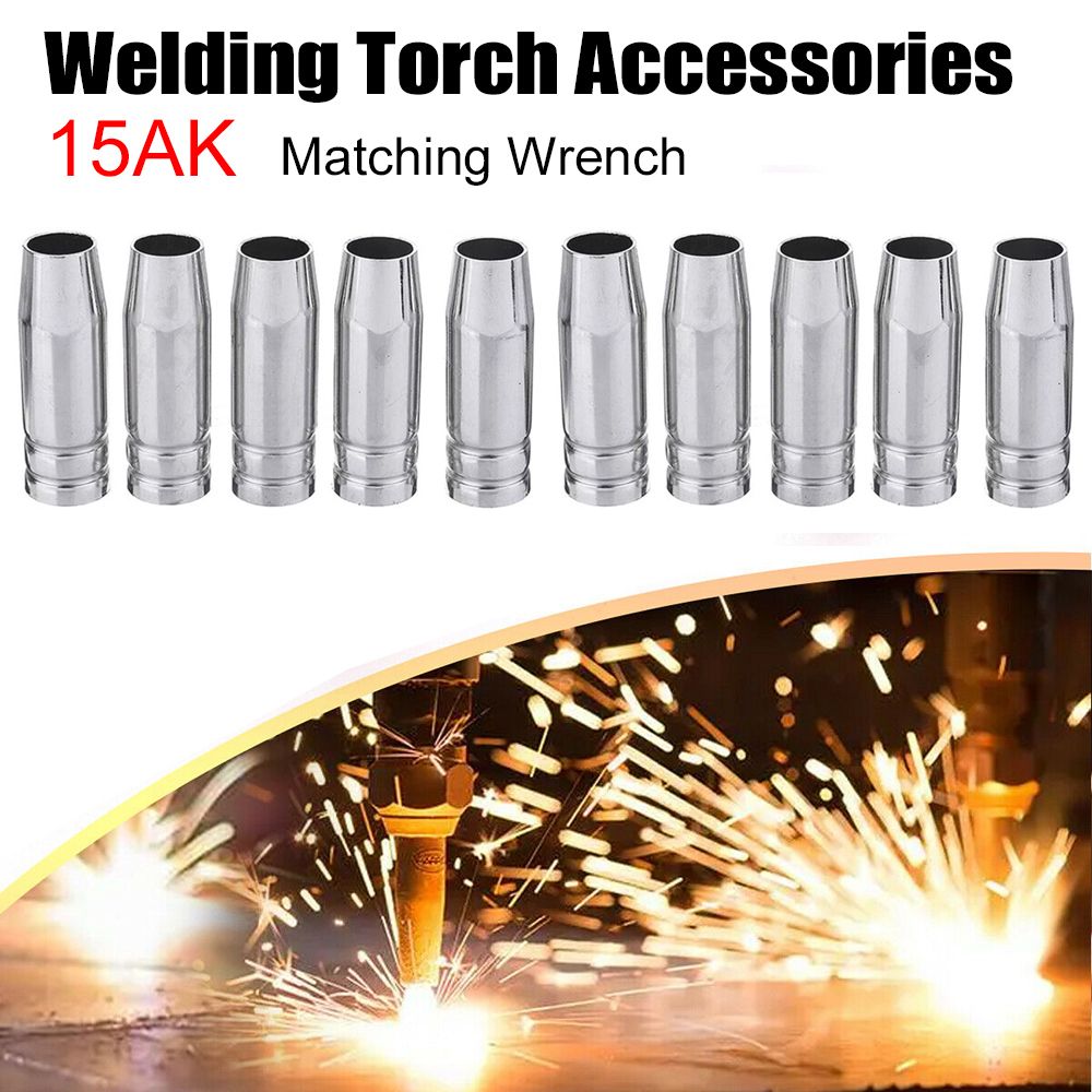 1/mig mag consommable ensemble mig mag weder souder accessory weding torch for 15ak Torch buse mb15ak assembly