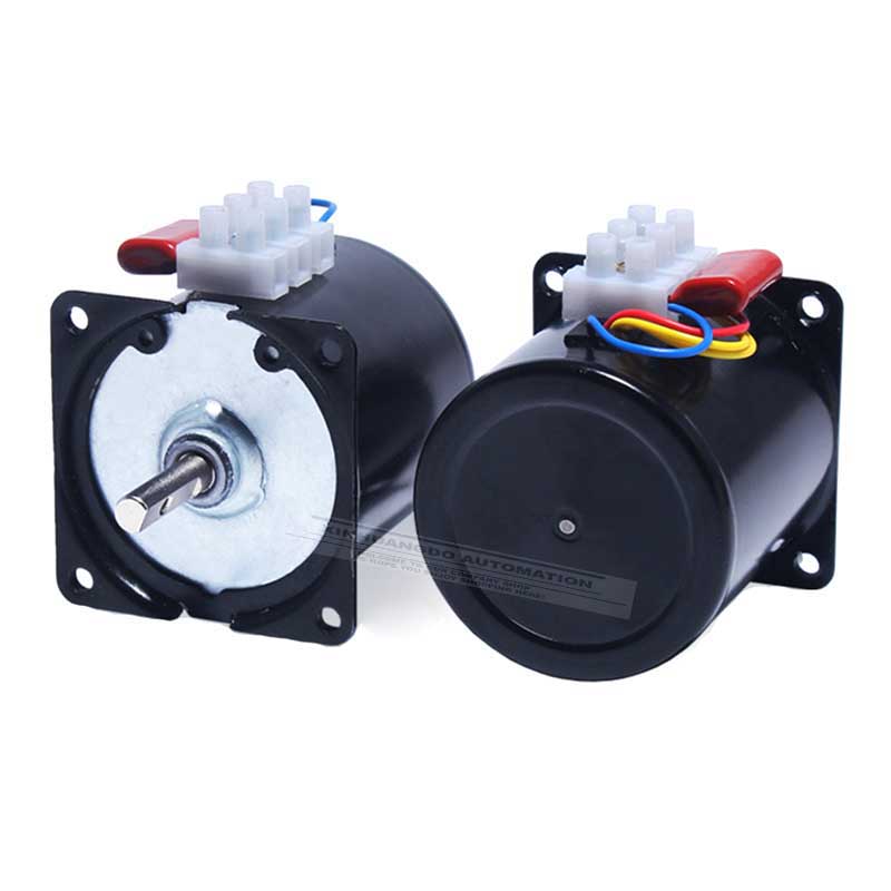 220V 14W Senkron Motor 2.5 -100rpm Düşük Gürültülü Şanzıman Elektrik Motor Barbekü Yüksek Tork Düşük Hızlı Senkron AC Motoru