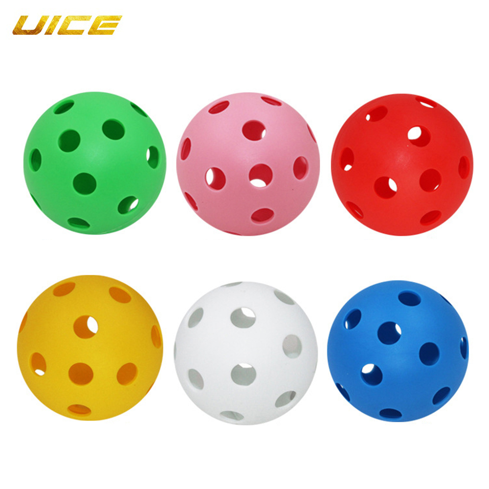 GOLANSBALL Stick Ball Soft Baseball Balls Sport Practice Plastic Baseball Training Practice Ice Hockey Ball