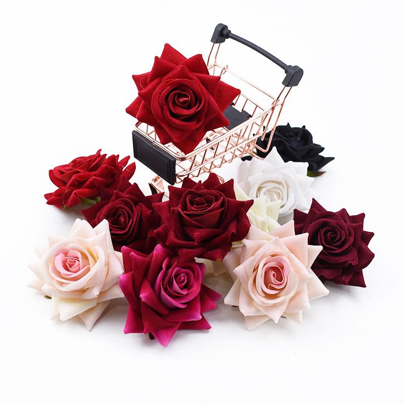 5/ursinho de pelúcia de rosas plantas falsas casamentos decorativo flores artificiais corajas de corda de noiva decoração de casa decoração