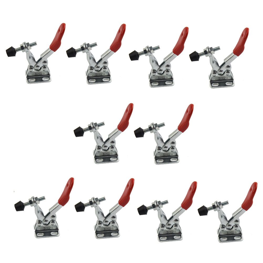 Toggle Clamp GH-201B 100kg Release rapide Soudage parallèle Clamp Woodworking Grip Grip Maider Sergeant Hold Down Lever Clip 201a