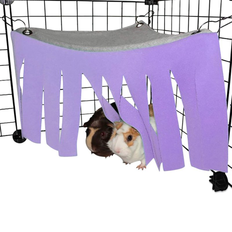 Tassel Strip Small Pet Tent Hideout Guinea Pig Hamster Hedgehog Hammock Curtain Small Animals Hanging Bed Corner Nest Mat House